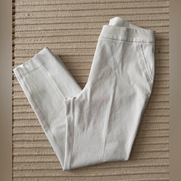 Spanx White High-Rise Slim Ankle Pants M‎ - Picture 4 of 7